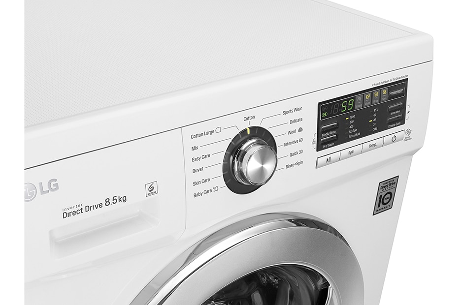 LG Lavarropas Carga Frontal 8,5Kg, F1380PD, thumbnail 7